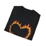 High Potential Morgan Croft Flame Heart Graphic Shirts