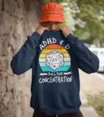 ADHD&D Roll For Concentration Dungeons and Dragons Shirt