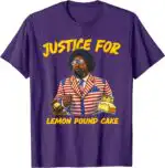 Afro Justice Lemon Pound Cake Funny Fan Gift Shirt