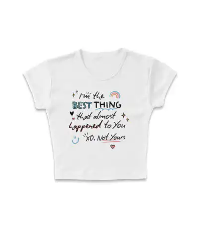 Almost Your Best Micro Rib Baby Tee | Editorial Luxe