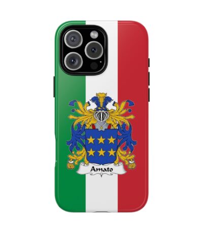 Amato Family Crest Italian Heritage Tough Phone Case