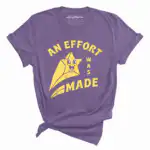 An Effort Was Made Tee - Retro Cartoon Shooting Star Design