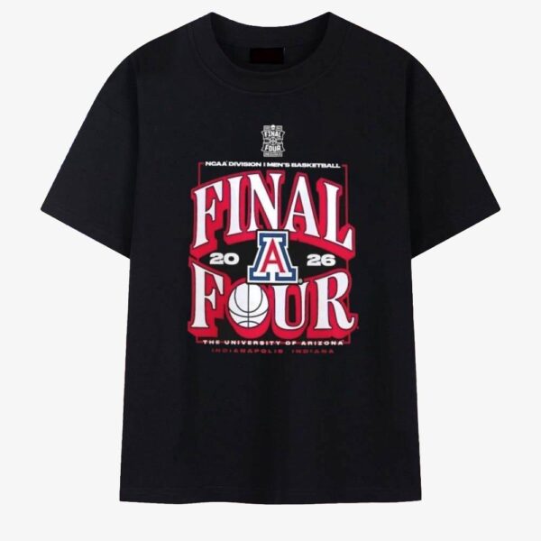 Arizona Wildcats 2026 Final Four NCAA Basketball Men’s Shirt