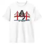 B Kliban Cat San Francisco Bridge Ryan Gosling Shirt