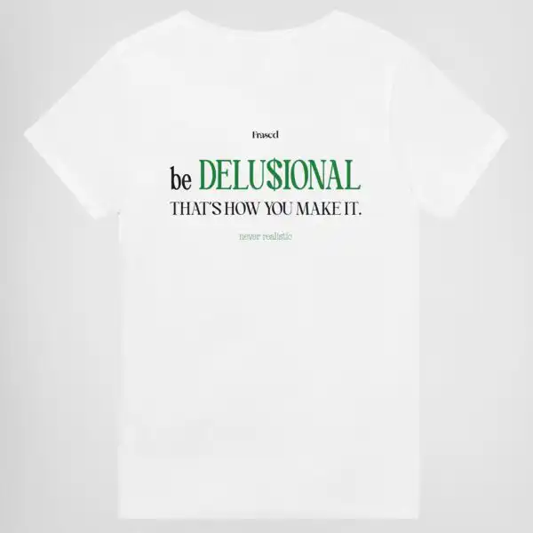 Be Delusional - Dream Bigger Unisex Heavy Cotton Tee