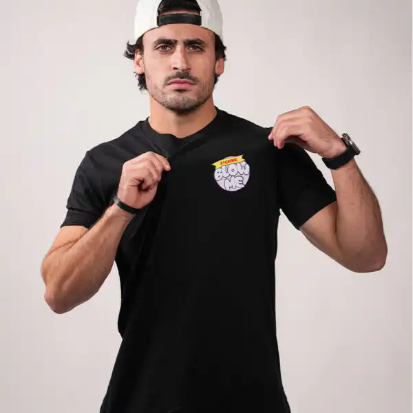 Blow Me T-Shirt in Soft Cotton - Unisex Graphic Tee