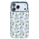 Blue Hydrangea Nantucket Cottage Floral iPhone Case