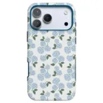 Blue Hydrangea Nantucket Cottage Floral iPhone Case