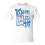 Bookish Red White And Blue Patriotic 4th Of July Shirt