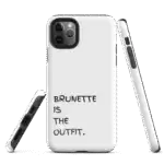 Brunette Girl Aesthetic iPhone Phone Case