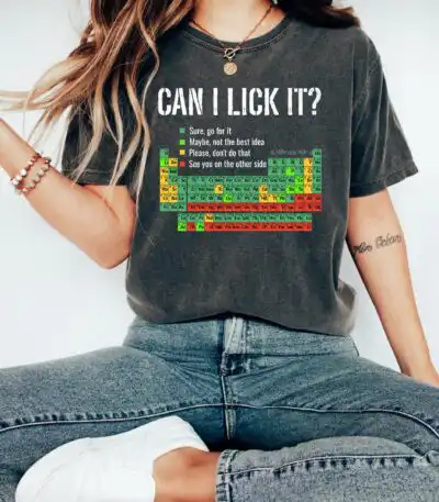 Can I Lick It Periodic Table Shirt | Lab Couture