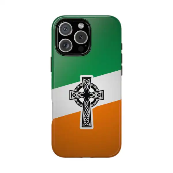 Celtic Cross Irish Flag Heritage Phone Case