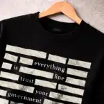 Censored Everything Is Fine Trust Your Government Meme T-Shirt - Dystopian Humor Graphic Tee