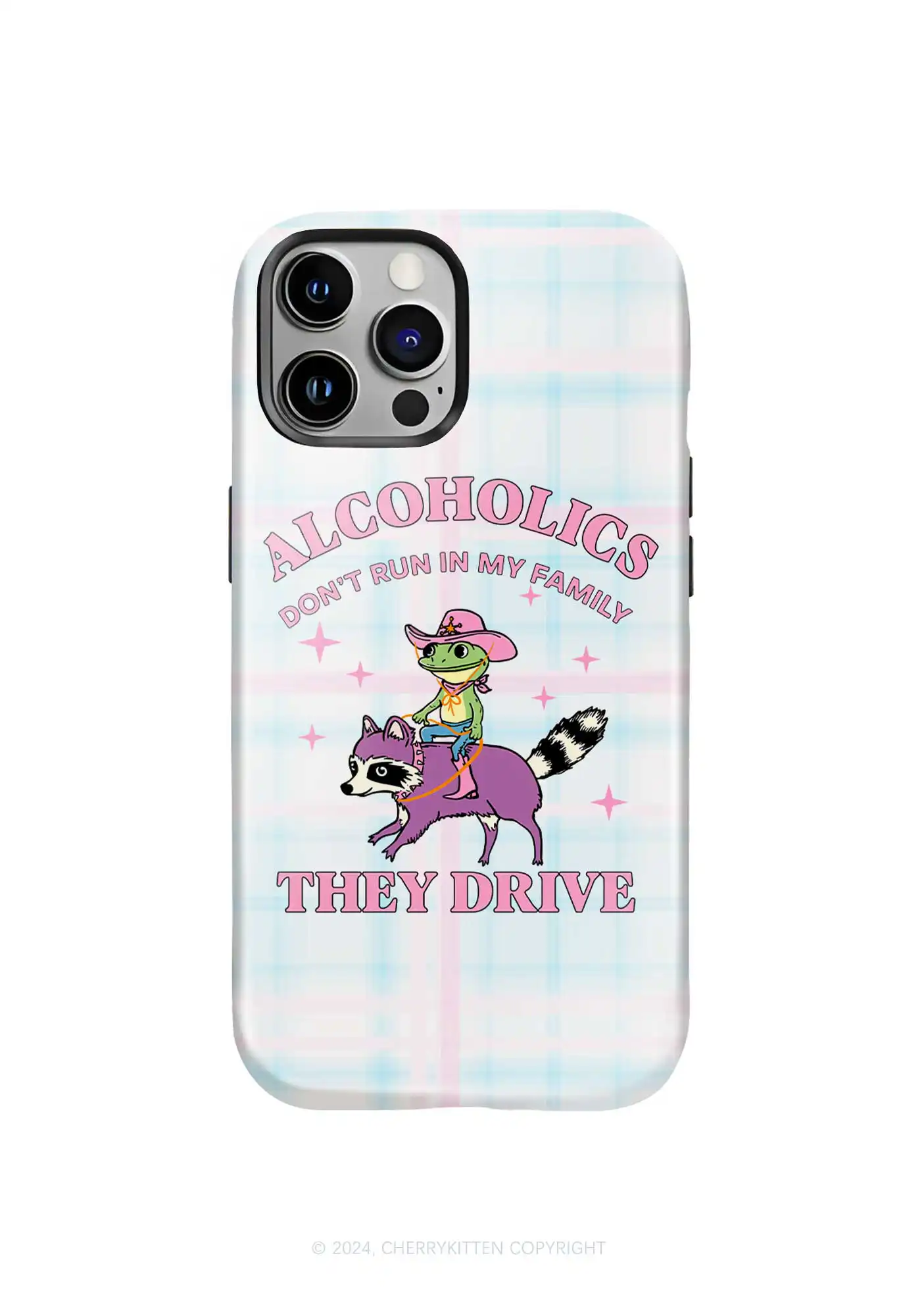 Cherrykitten Alc*holics Drive Y2K Waterproof Phone Case Cherrykitten Alc*holics Drive Y2K Waterproof Phone Case