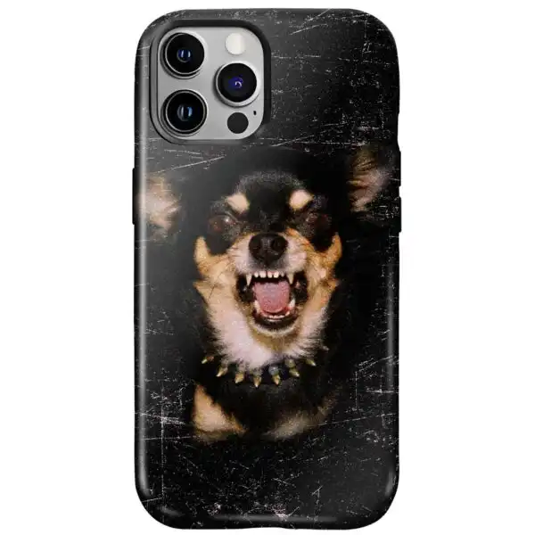Cherrykitten Growling Puppy Y2K Waterproof Phone Case