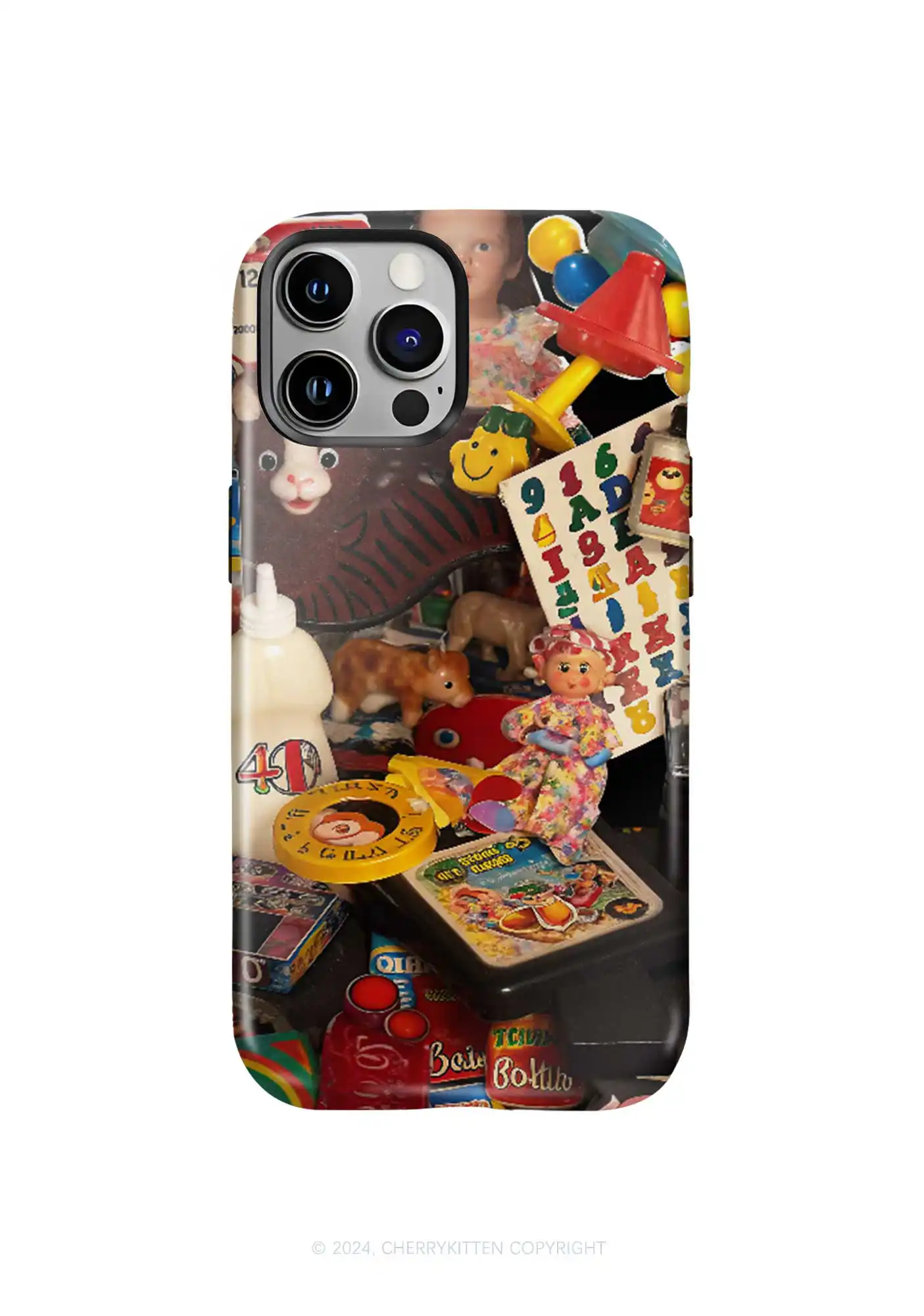 Cherrykitten Y2K Nostalgic Childhood Hard Shell Phone Case Cherrykitten Y2K Nostalgic Childhood Hard Shell Phone Case