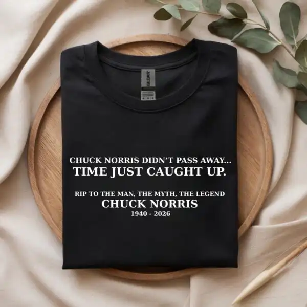 Chuck Norris Funny Memorial Tribute RIP Legend 1940-2026 Shirt