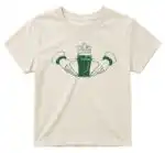 Claddagh Beer Irish Stout Baby Tee - Y2K St Paddy's Day Top