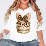 Comfort Colors® Cute Bunny Shirt, Easter Bunny Tee for Women