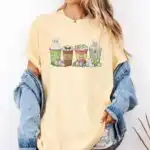 Comfort Colors® Easter Coffee Shirt - Cute Bunny Tee Gift