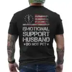 Comfort Colors Emotional Support Husband Shirt - Funny EMT Gift