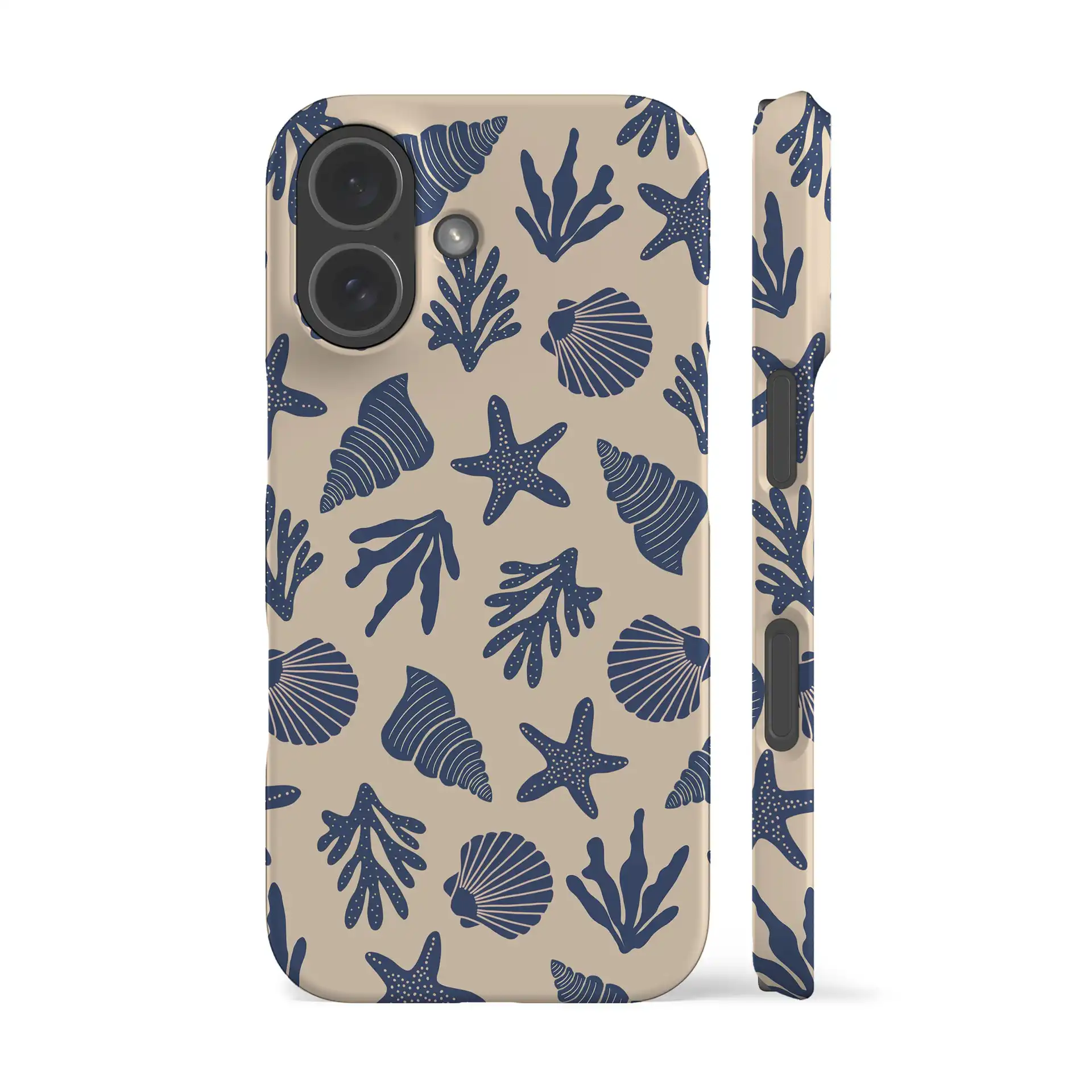 Corals and Shells Blue Ocean Phone Case for iPhone Corals and Shells Blue Ocean Phone Case for iPhone