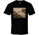 Creation of Adam Tom Brady Drake Maye Parody Funny Shirt