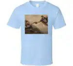 Creation of Adam Tom Brady Drake Maye Parody Funny Shirt