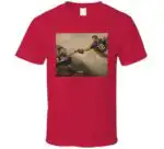 Creation of Adam Tom Brady Drake Maye Parody Funny Shirt