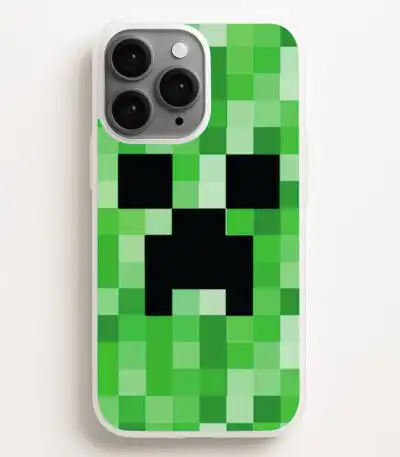 Creeper Face Minecraft Phone Case for iPhone & Galaxy