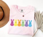 Cute Easter Bunny Peeps Happy Easter Women’s Shirt