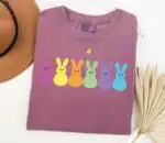 Cute Easter Bunny Peeps Happy Easter Women’s Shirt
