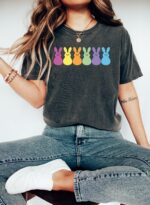 Cute Easter Bunny Peeps Happy Easter Women’s Shirt