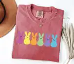 Cute Easter Bunny Peeps Happy Easter Women’s Shirt