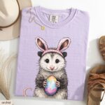 Cute Opossum Easter Funny Gift for Women Shirt