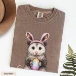 Cute Opossum Easter Funny Gift for Women Shirt