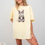 Cute Opossum Easter Funny Gift for Women Shirt