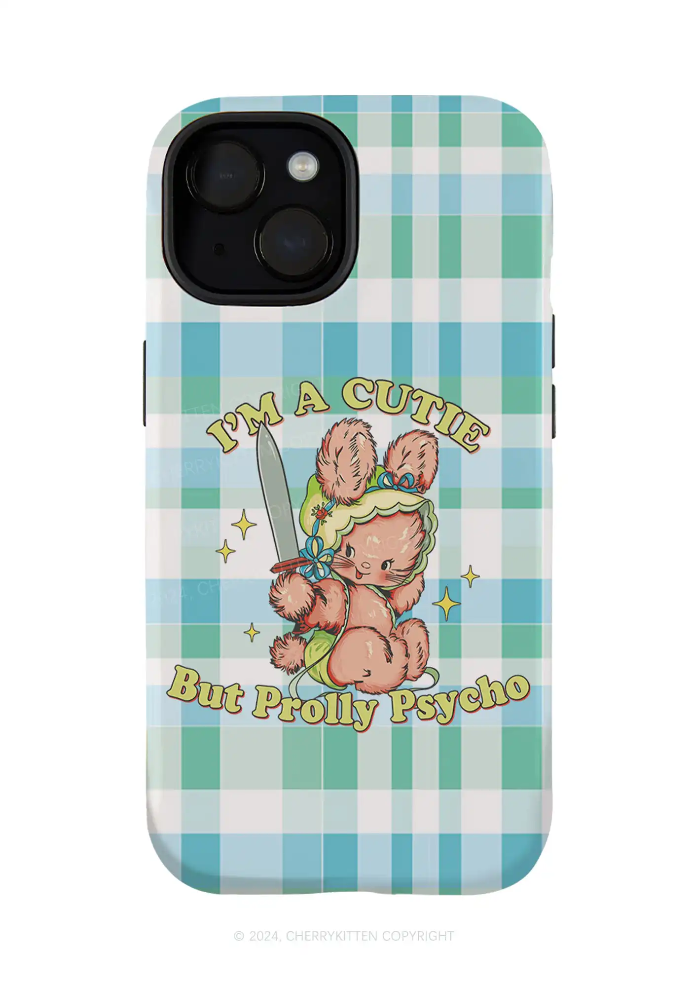 Cutie But Prolly Psycho Y2K Cherrykitten Phone Case Cutie But Prolly Psycho Y2K Cherrykitten Phone Case
