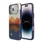 Day & Night Colorblock Mountains Phone Case