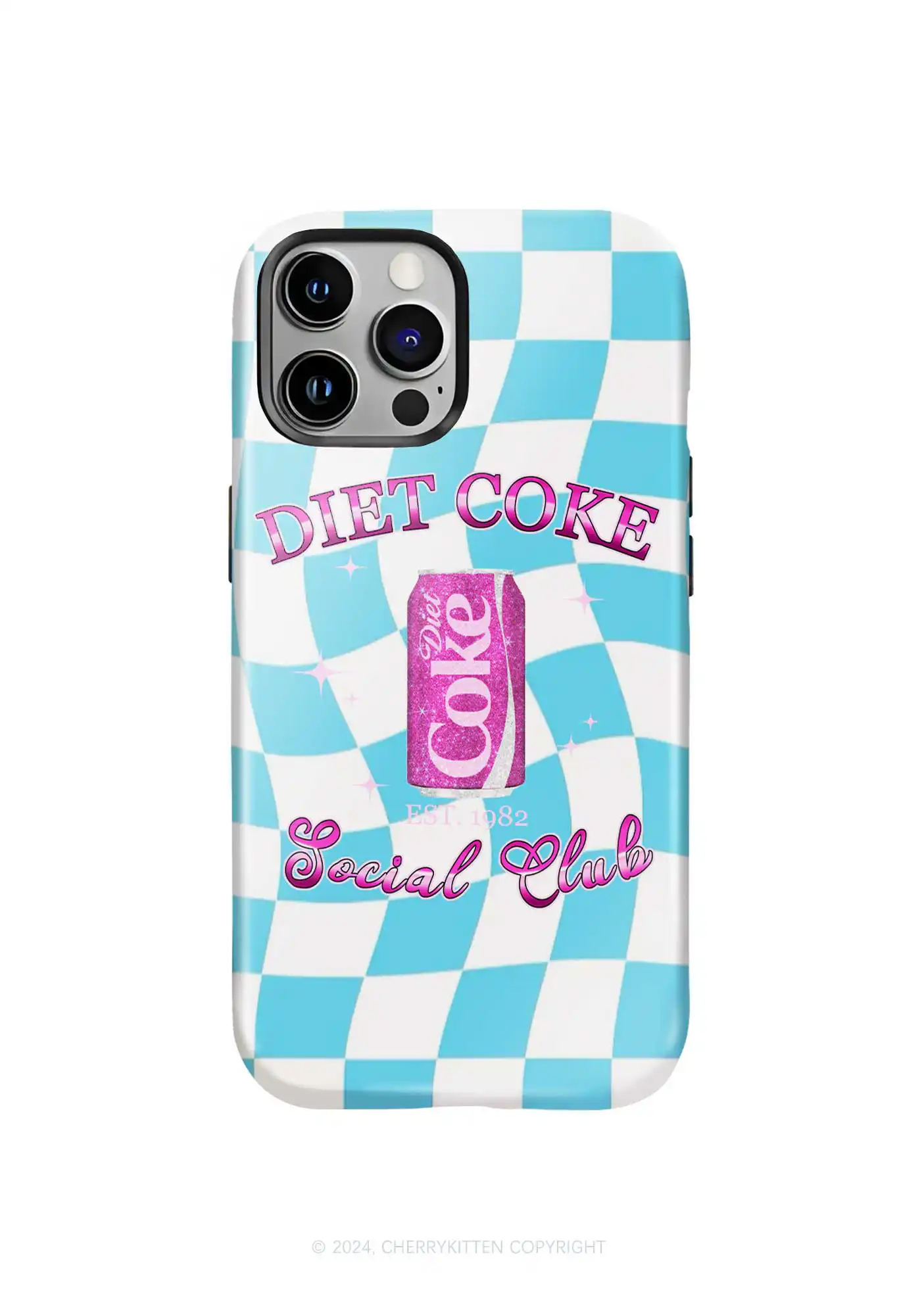 Diet Coke Social Club Y2K Cherrykitten Phone Case Diet Coke Social Club Y2K Cherrykitten Phone Case