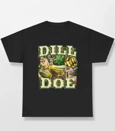 Dill Doe Pickle Deer Shirt - Vintage Style Cozy Tee