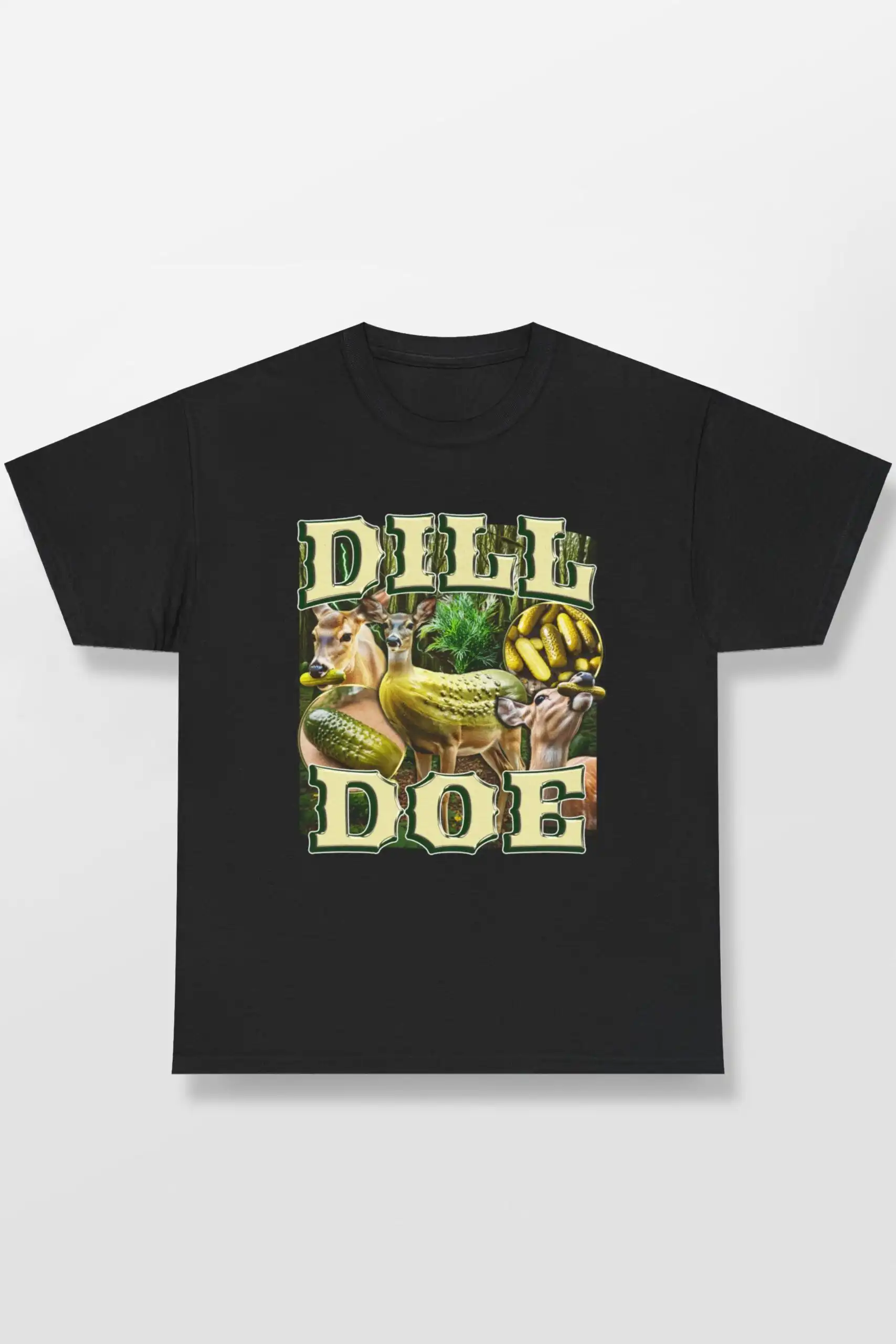 Dill Doe Pickle Deer Shirt - Vintage Style Cozy Tee Dill Doe Pickle Deer Shirt - Vintage Style Cozy Tee