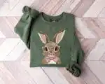 Easter Bunny Coquette Bubble Gum Women’s Easter Shirt