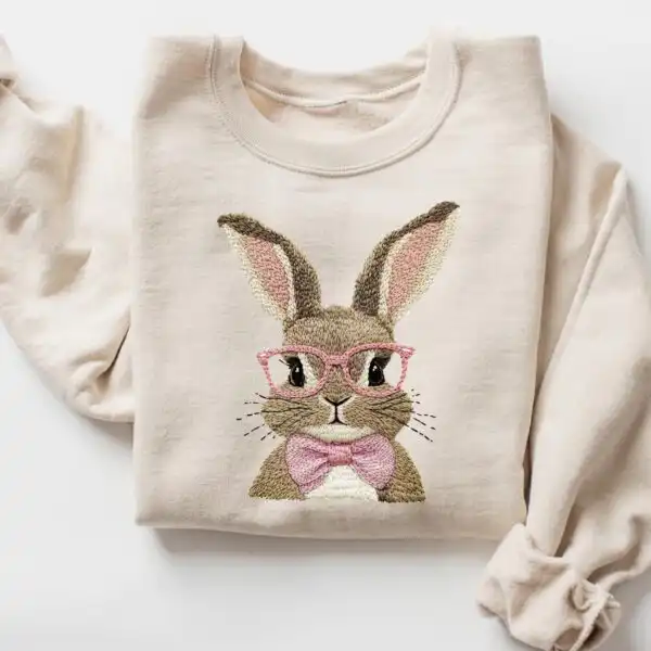 Easter Bunny Coquette Bubble Gum Women’s Easter Shirt