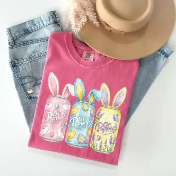 Easter Soda Can Funny Bunny Spring Sweatshirt