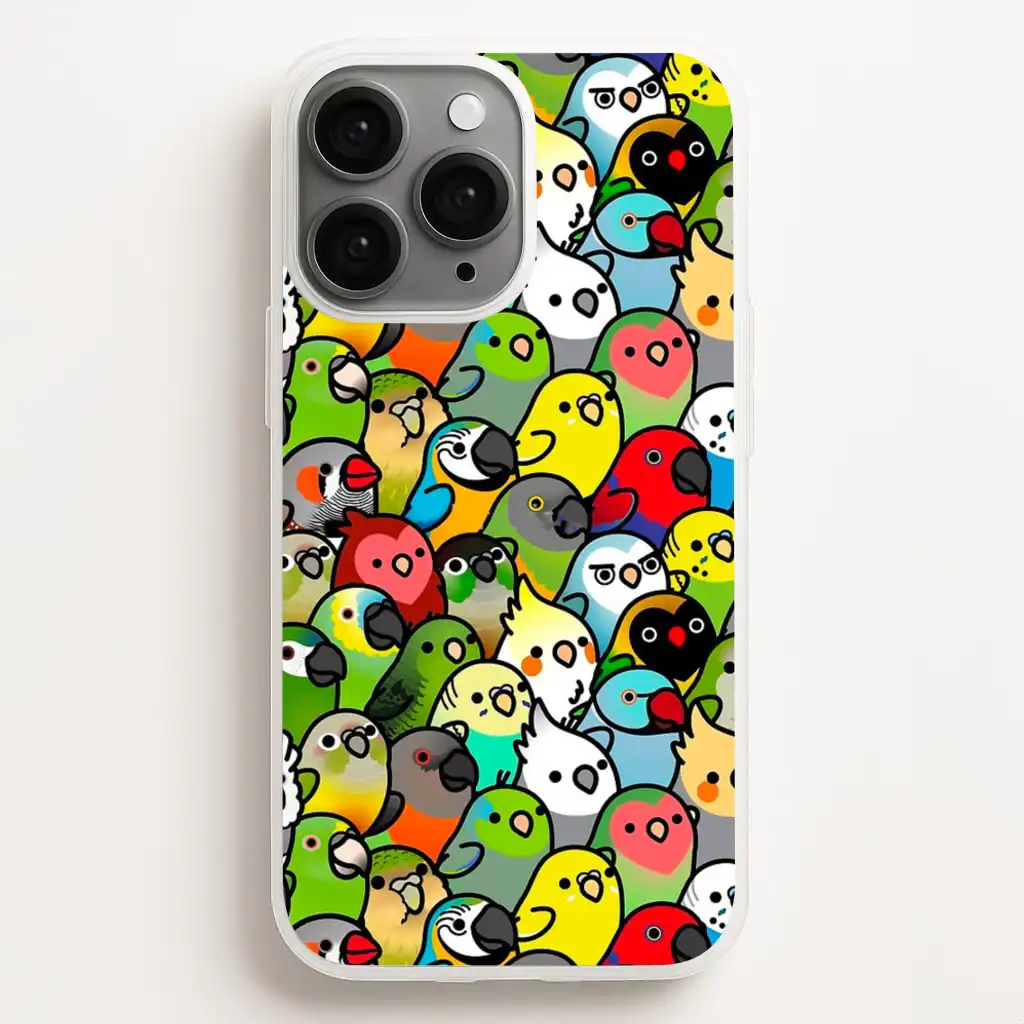 Everybirdy Colorful Bird Pattern iPhone Phone Case Everybirdy Colorful Bird Pattern iPhone Phone Case