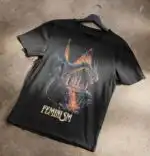 Feminism Dragon Gothic Fantasy Dark Graphic Shirt