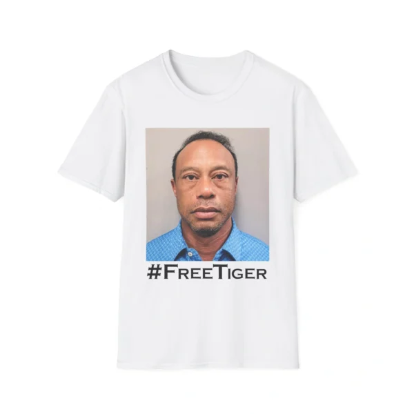 Free Tiger Woods Mugshot T-Shirt