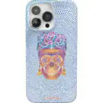 Frida Kahlo Dotted Calavera Skull Phone Case
