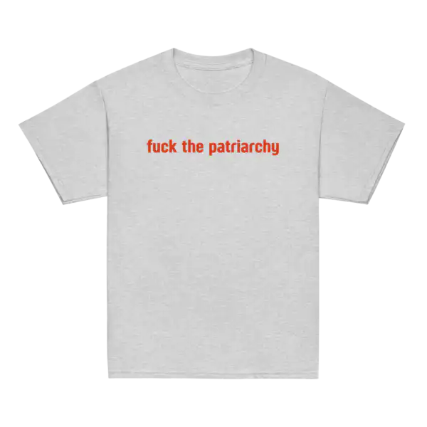 Fuck the Patriarchy Slogan Baby Tee | Editorial Luxe